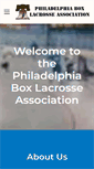 Mobile Screenshot of phillyboxlacrosse.org